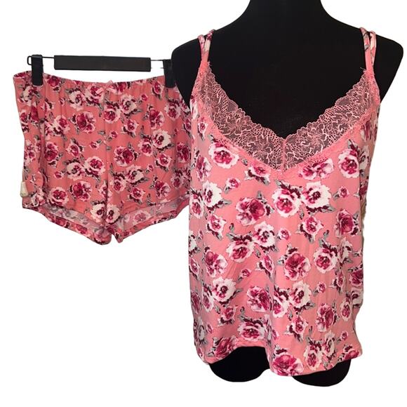 Thalia Sodi Washed Poppy Cami Shorts Set - Picture 2 of 5